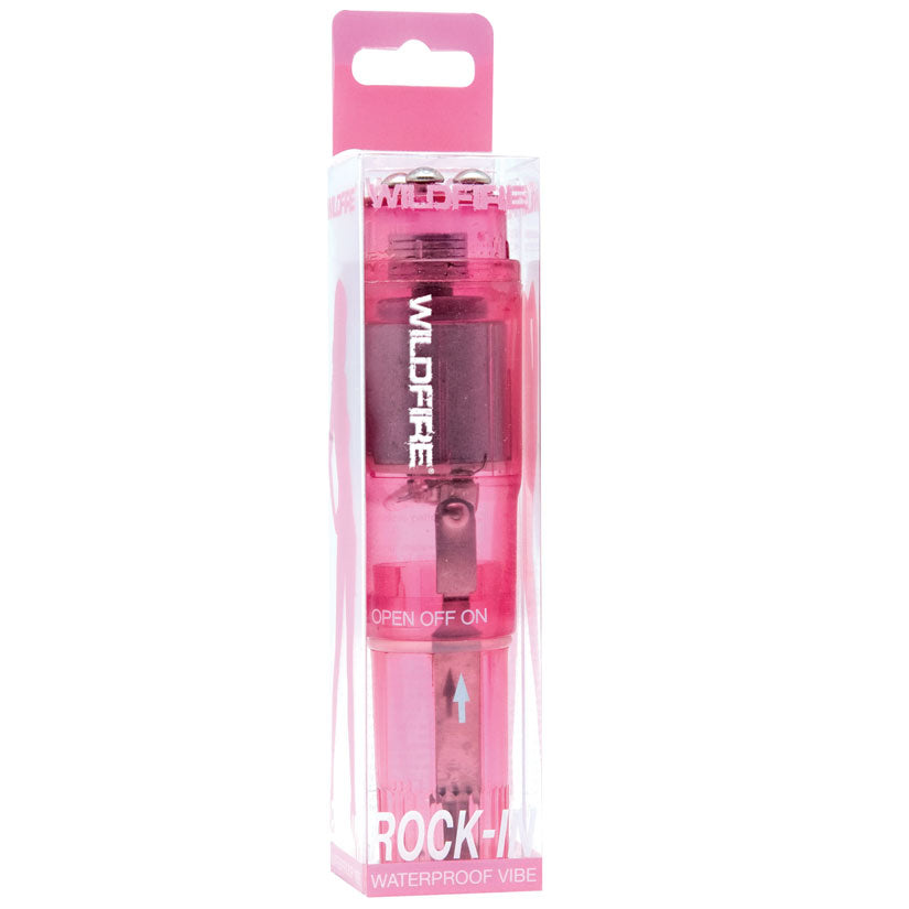 Wildfire Rock-in Waterproof Massager - Bright Pink - UABDSM