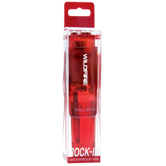 Wildfire Rock-in Waterproof Massager - Bright Red - UABDSM