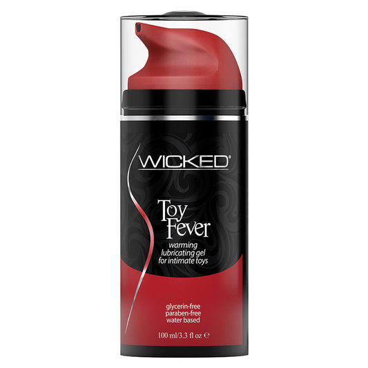 Wicked Toy Fever Warming Lubricating Gel Water Based for Intimate Toys 3.3 Ounce - UABDSM