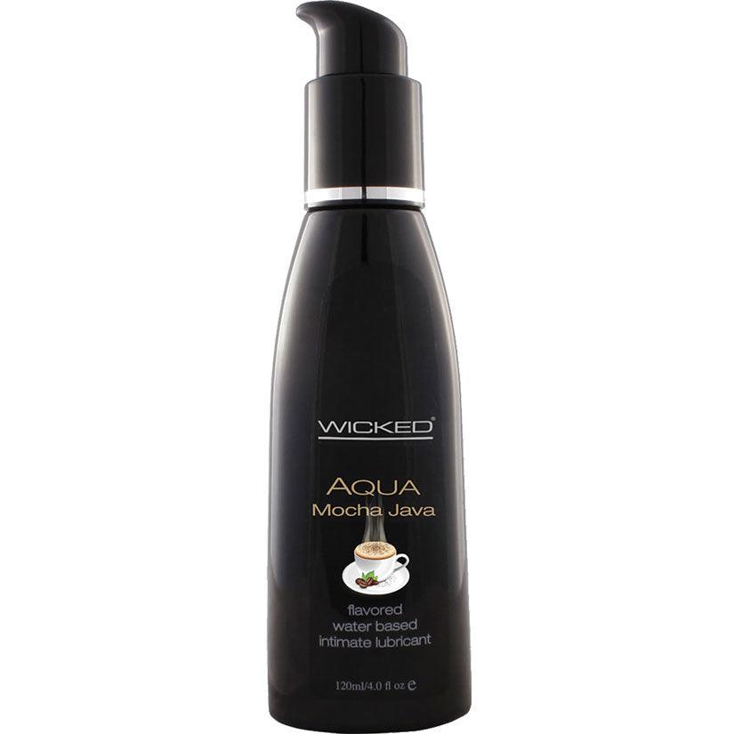 Aqua Mocha Java Flavored Water-Based Intimate Lubricant 2 Oz. - UABDSM