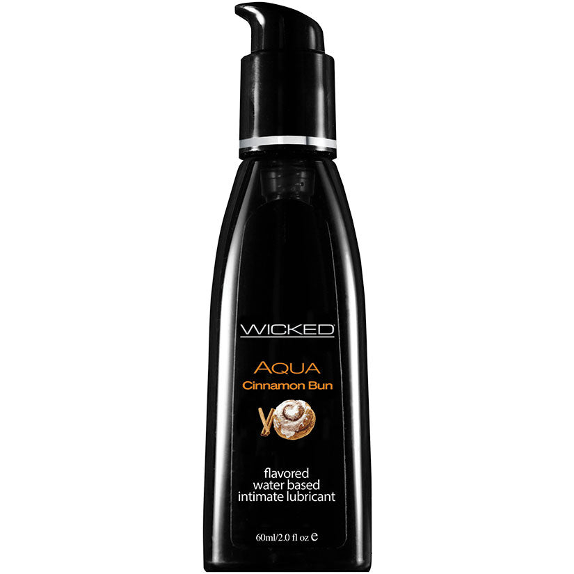 Aqua Cinnamon Bun Water-Based Lubricant - 2 Oz. - UABDSM