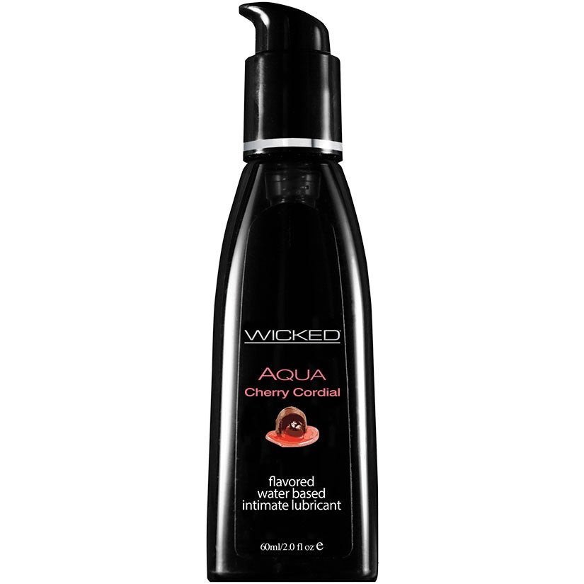 Aqua Cherry Cordial Water - Based Lubricant - 2 Oz. - UABDSM