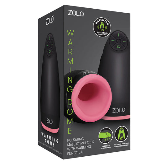 Zolo Warming Dome Pulsating Male Stimulator With Warming Function - UABDSM