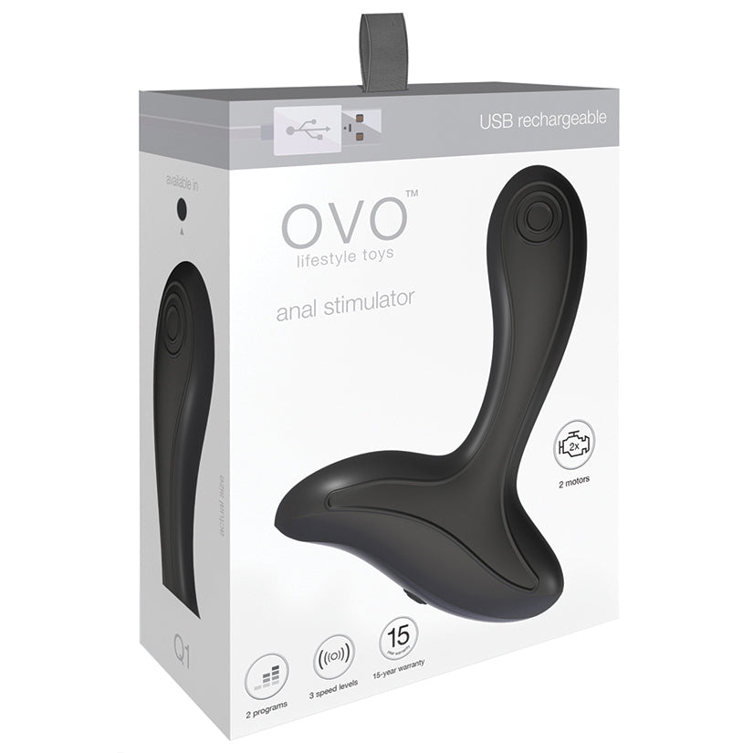 OVO Anal Stimulator-Black - UABDSM