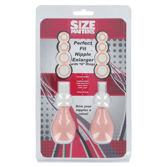 Size Matters Perfect Fit Nipple Enlarger Pumps With O Rings - UABDSM