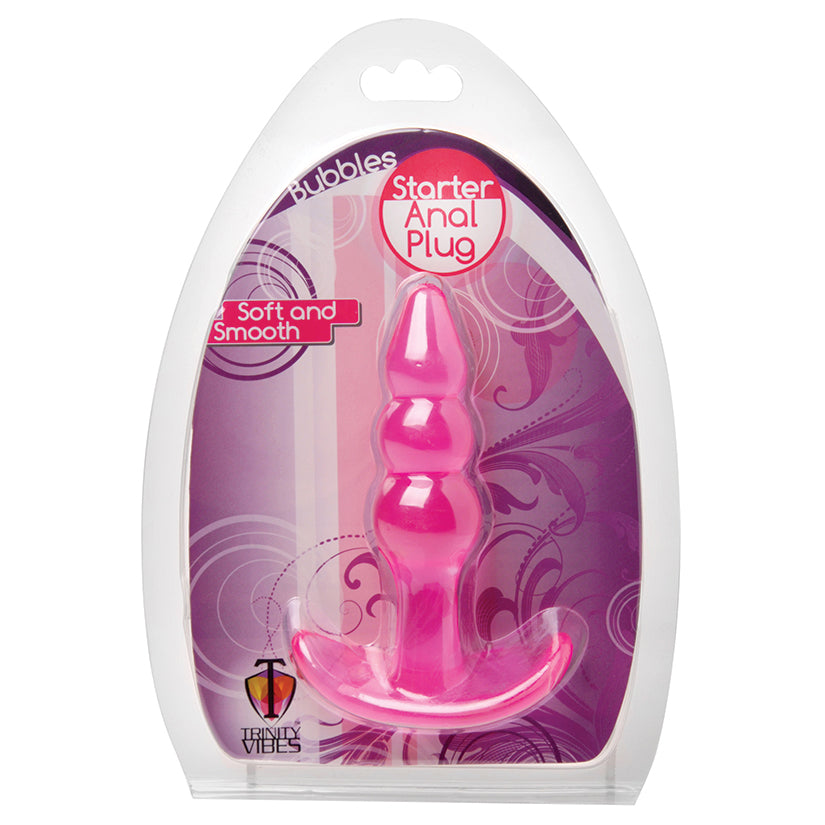 Trinity Vibes Bubbles Bumpy Starter Anal Plug-Pink - UABDSM