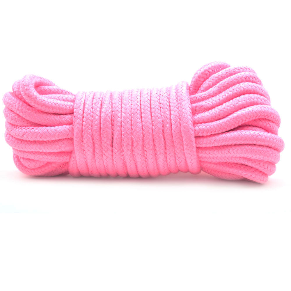 10 Metres Cotton Bondage Rope Pink - UABDSM