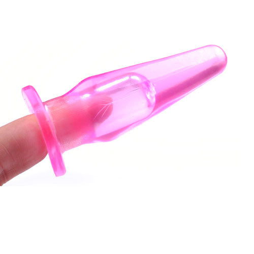 Mini Butt Plug With Finger Hole Pink - UABDSM