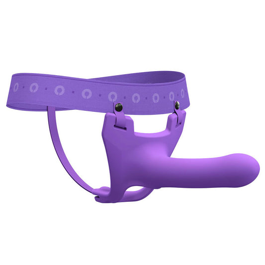 Zoro Silicone Strap on System With Waistbands Purple 5.5 Inch - UABDSM