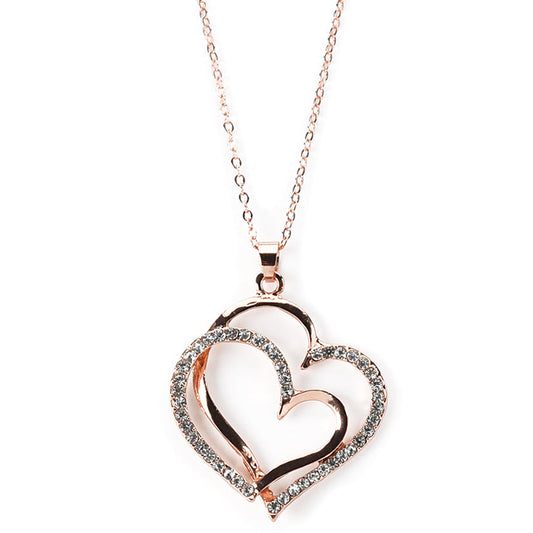 Couples Play Heart Shape Necklace   [Regular Price 2.00] - UABDSM