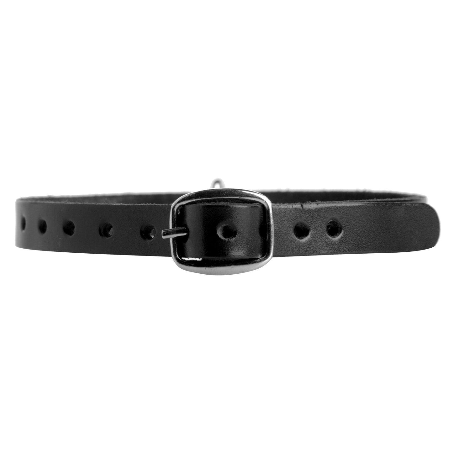 Unisex Leather Choker with O-Ring - SM - UABDSM