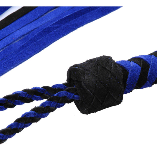 Black and Blue Suede Flogger - UABDSM