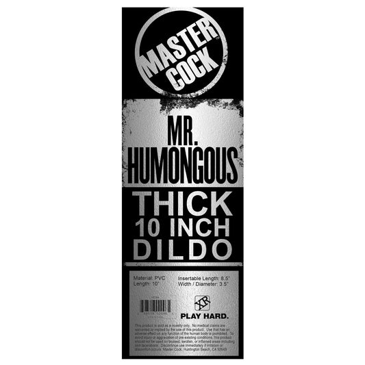 Mr. Humongous Thick 10 Inch Dildo - UABDSM