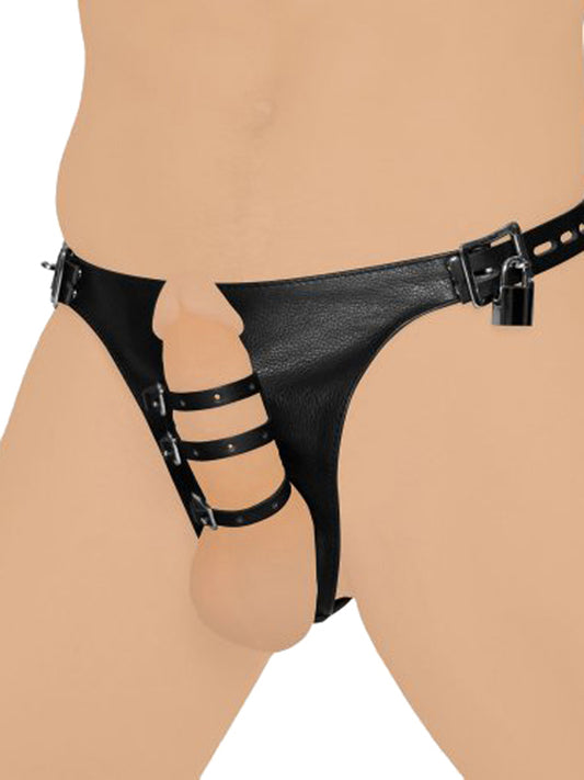 Strict Leather Harness With 3 Penile Straps - UABDSM