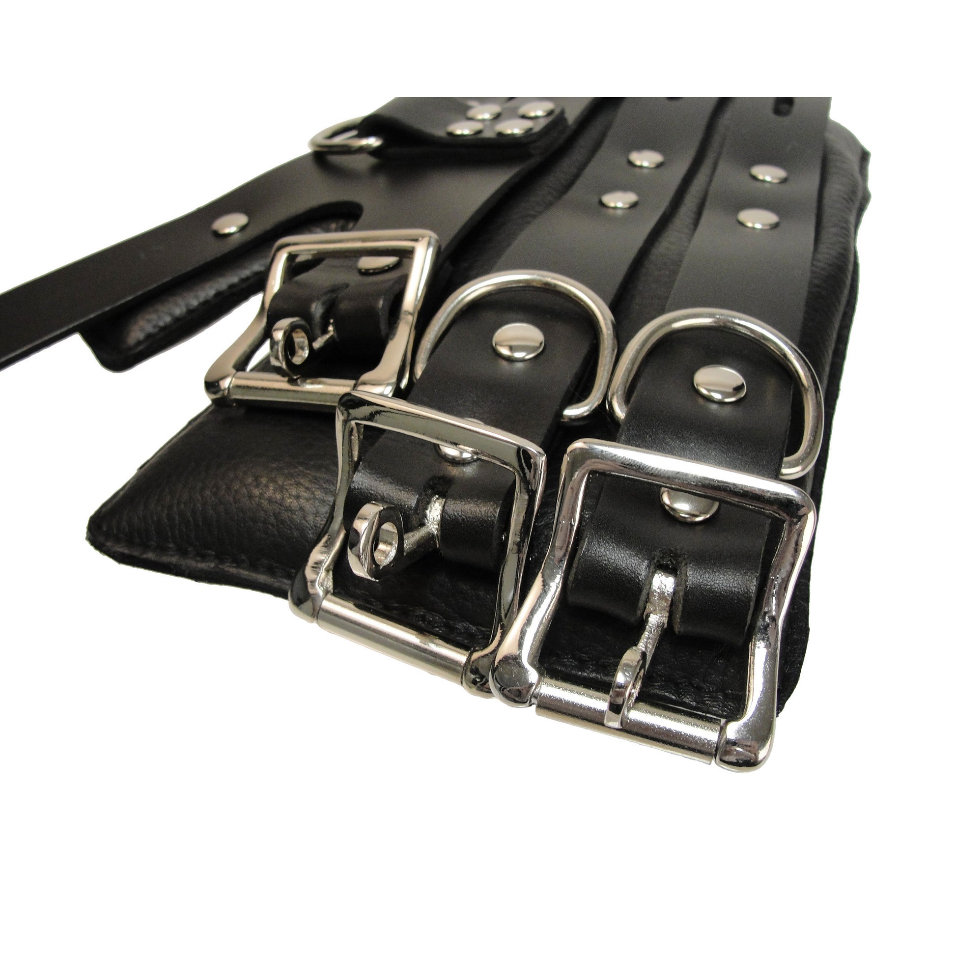 Strict Leather Four Buckle Suspension Cuffs - UABDSM