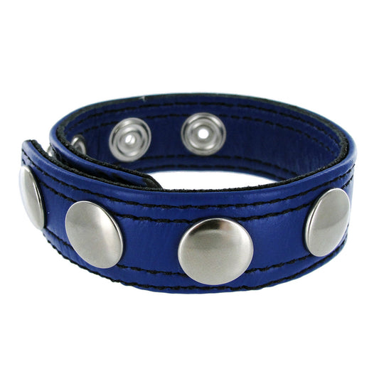 Strict Leather Blue Speed Snap Cock Ring - UABDSM