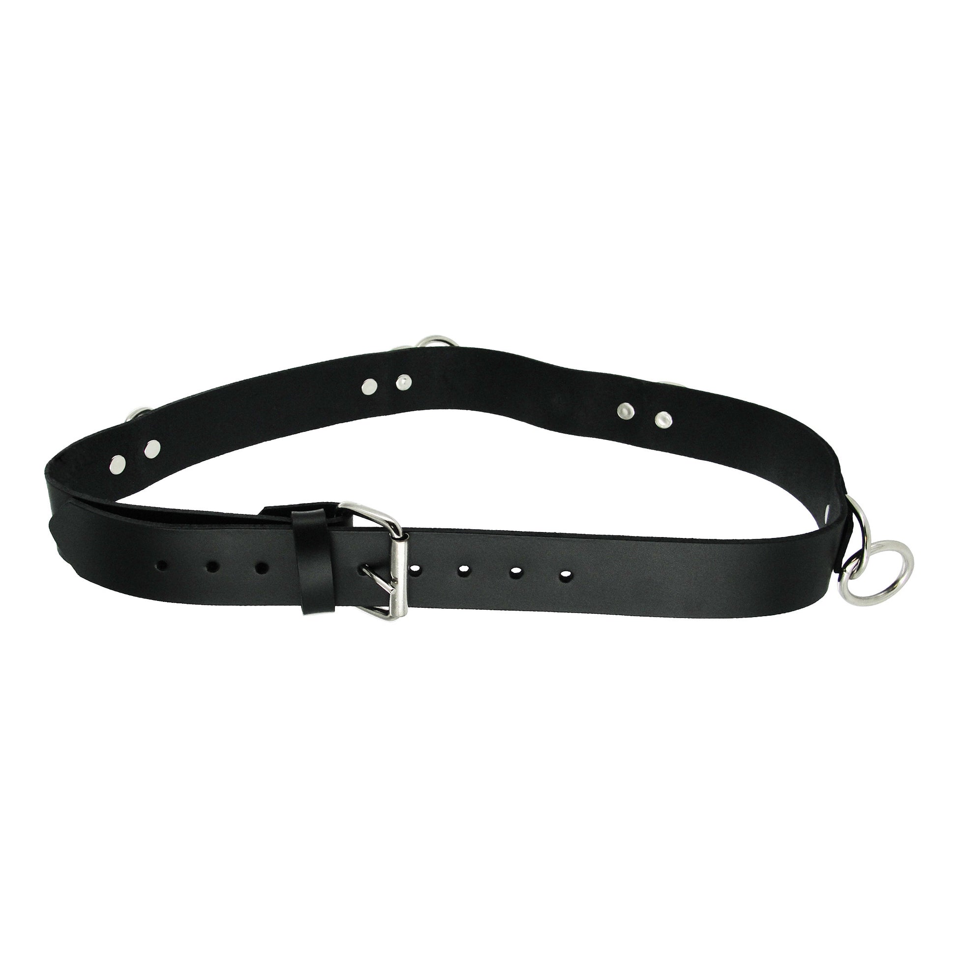 Strict Leather Punk Bondage Belt - UABDSM