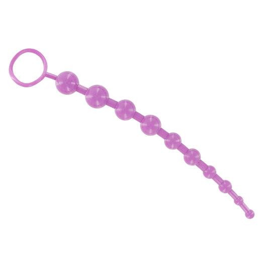 Long Anal Beads - Purple - UABDSM