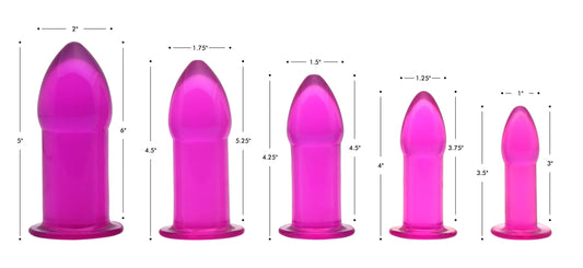 5 Piece Anal Trainer Set - Purple - UABDSM