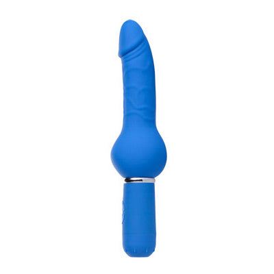 Blue Boy 10 Mode Silicone Thruster Dildo - UABDSM