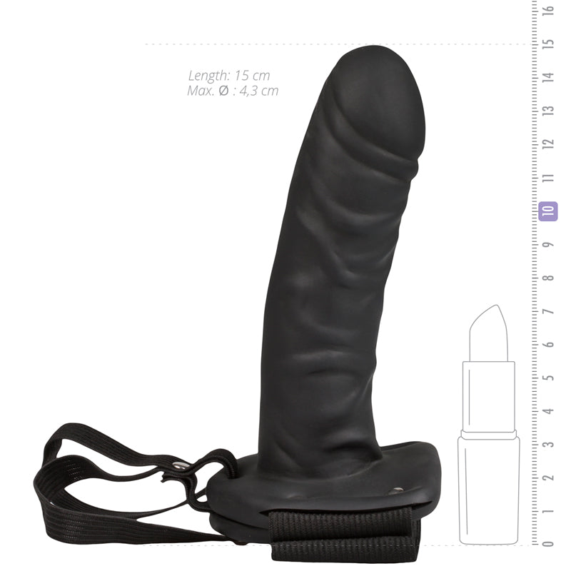 Size Matters Erection Assist Hollow Silicone Strap On - UABDSM