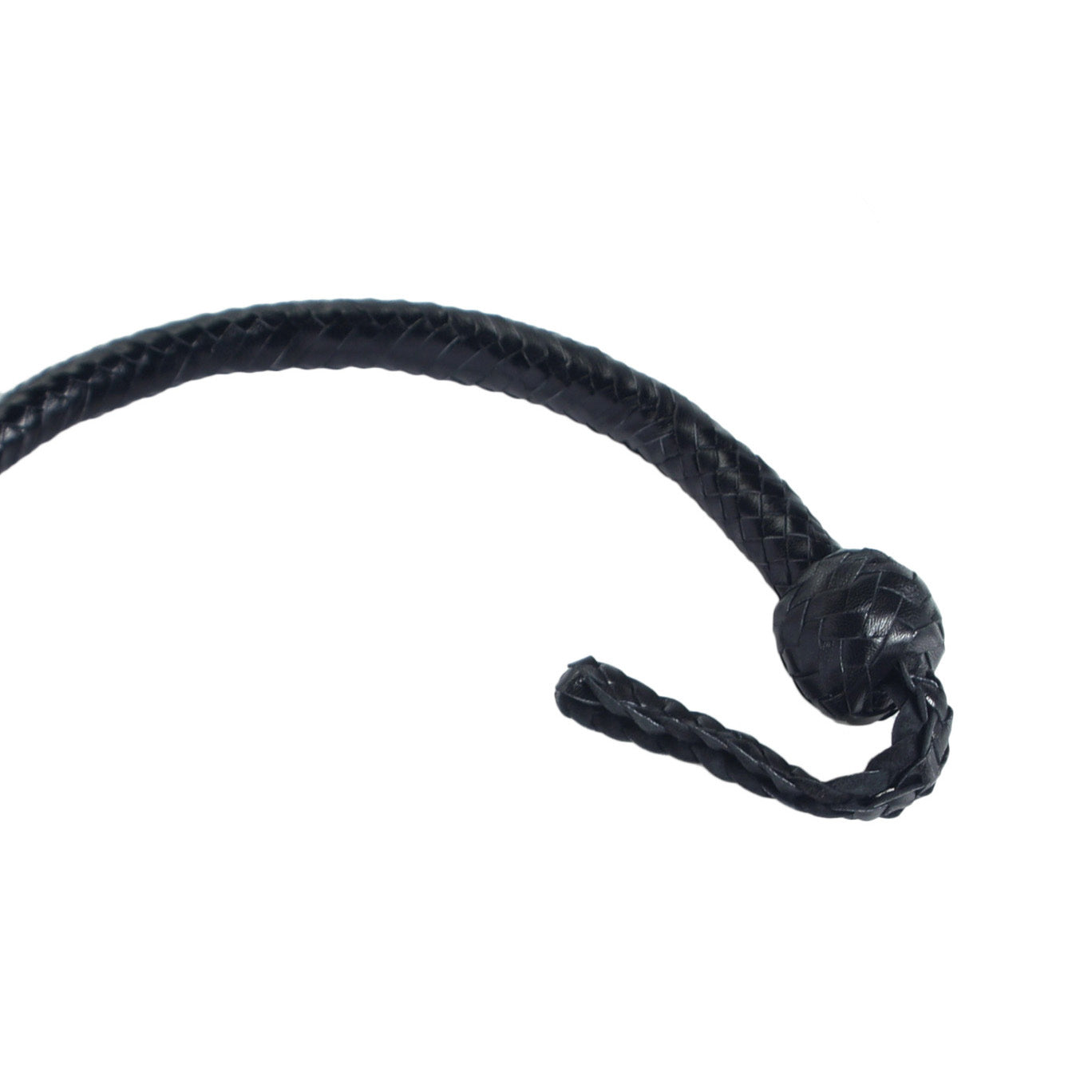 3 Foot Snakewhip 12 Plait - Black - UABDSM