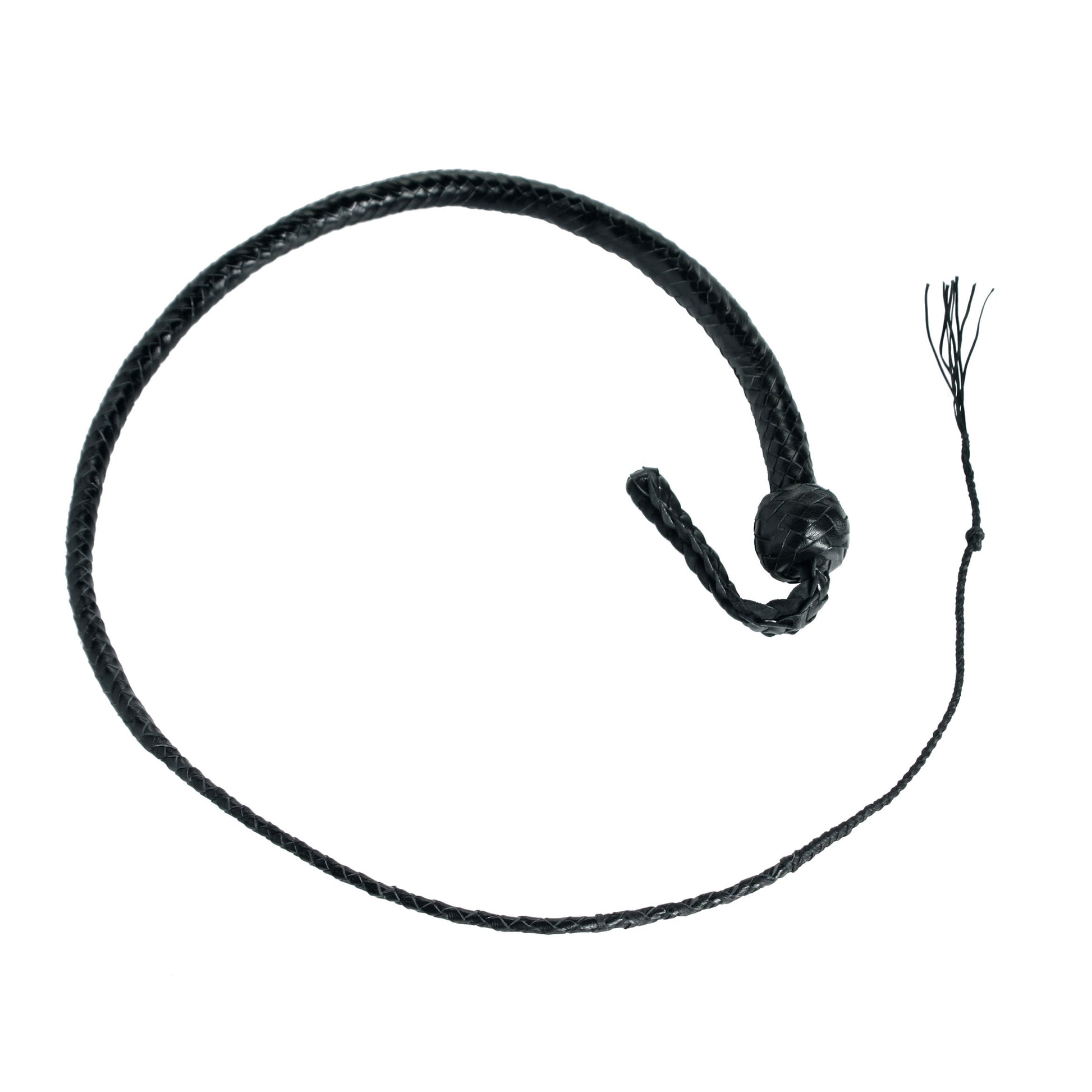 3 Foot Snakewhip 12 Plait - Black - UABDSM