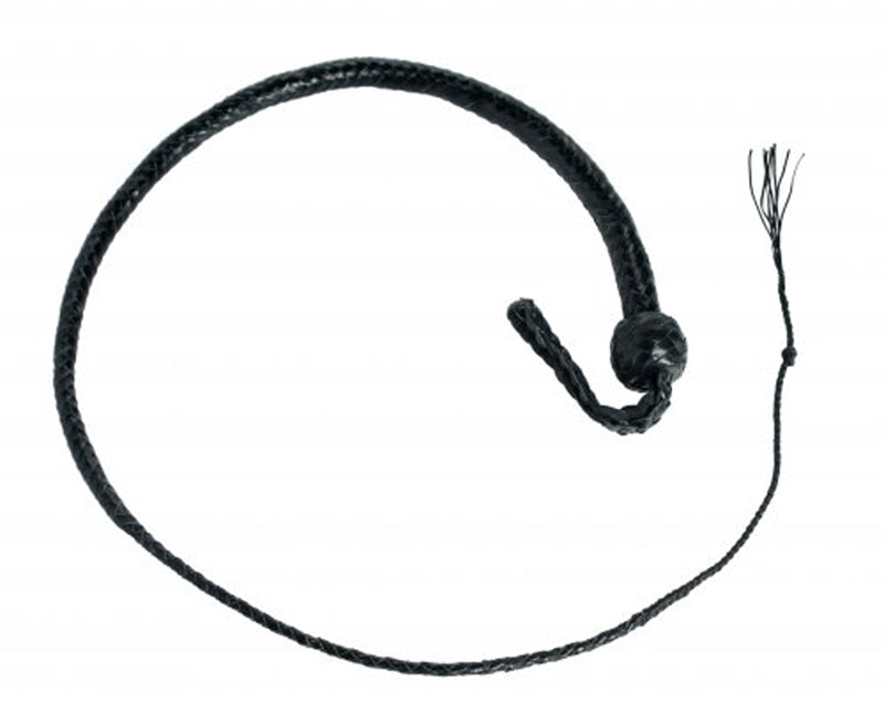 3 Foot Snakewhip 12 Plait - Black - UABDSM