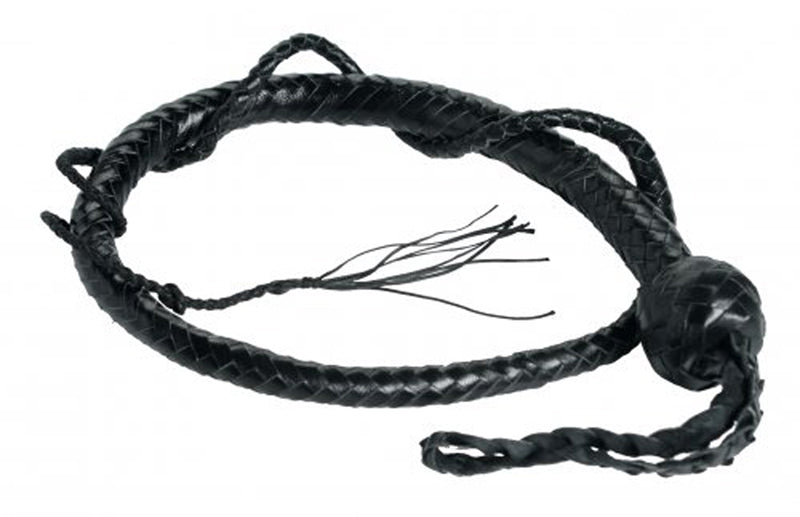 3 Foot Snakewhip 12 Plait - Black - UABDSM