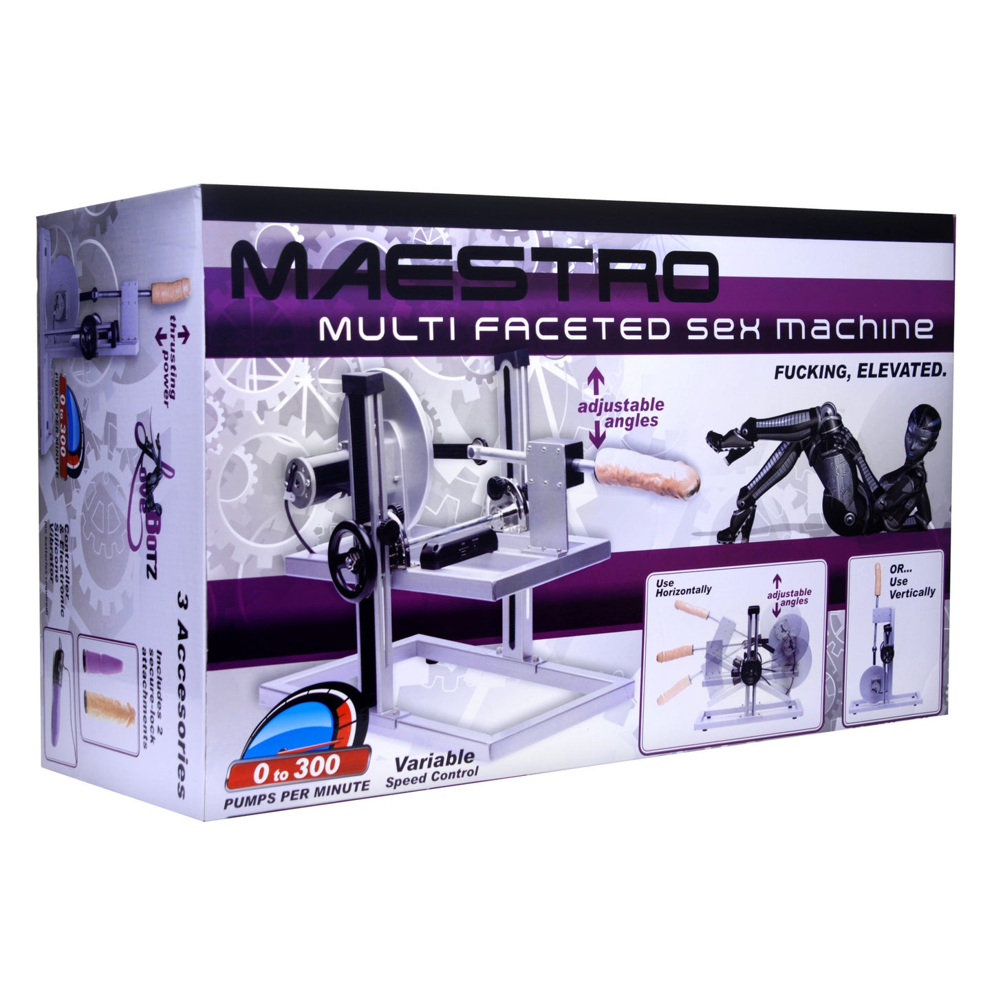 Maestro Multi-Faceted Sex Machine with Universal Adapter - UABDSM