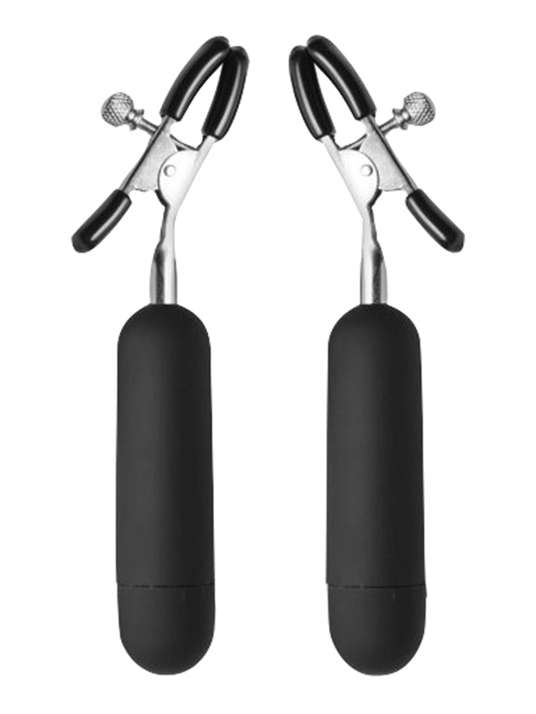 Dark Passion Vibrating Nipple Clamps - UABDSM