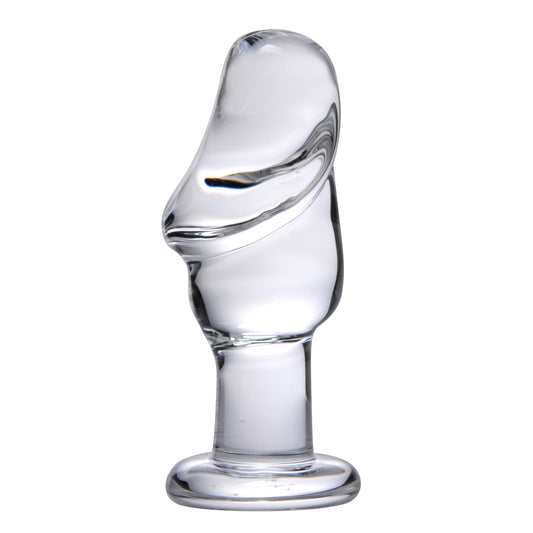 Asvini Glass Penis Anal Plug - UABDSM