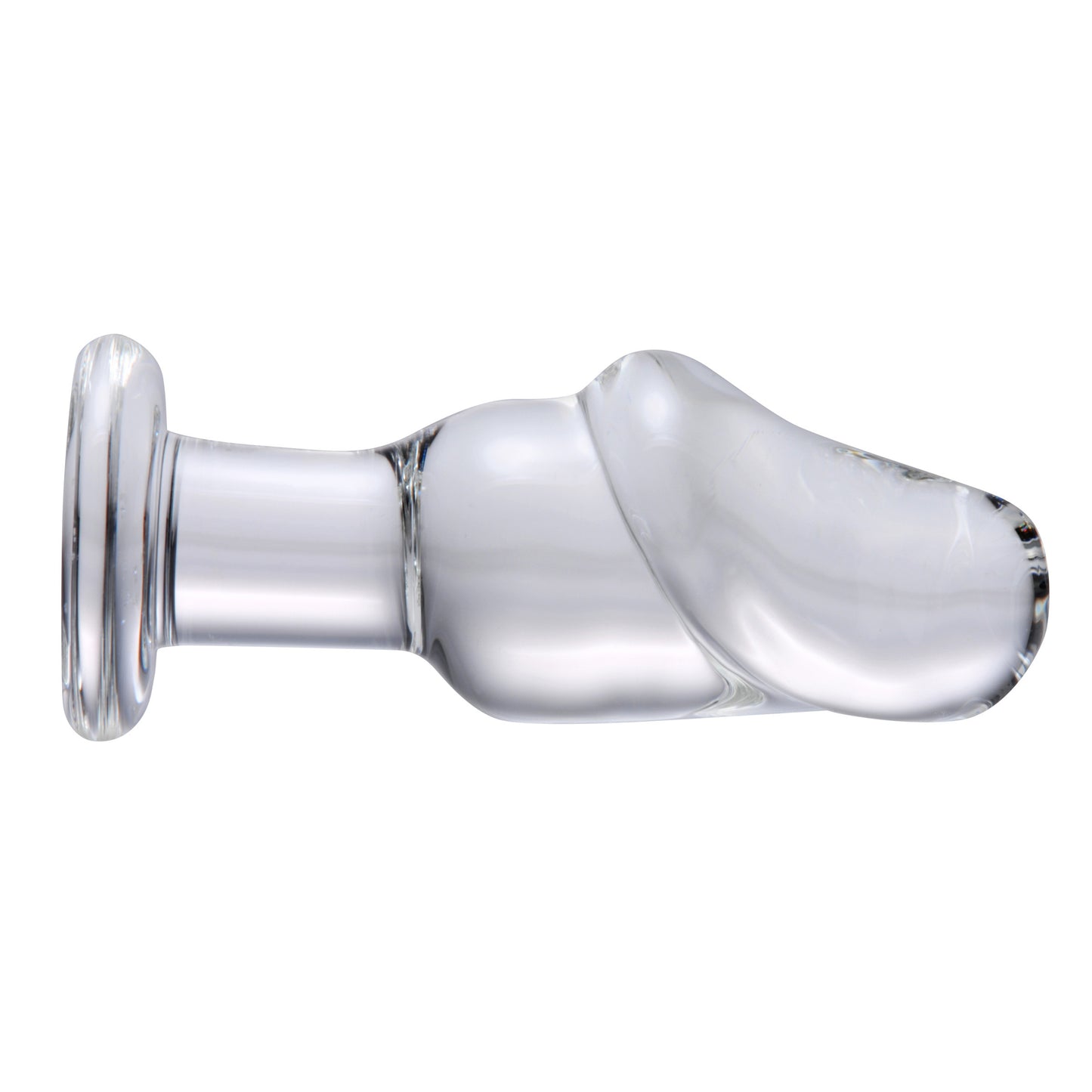 Asvini Glass Penis Anal Plug - UABDSM