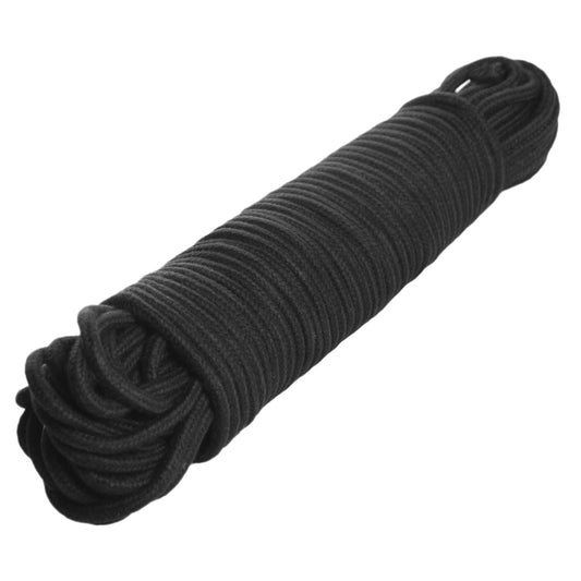 96 Foot Cotton Bondage Rope - Black - UABDSM