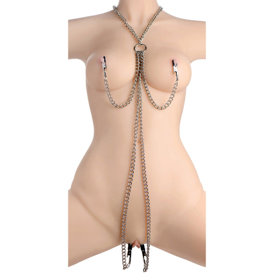 Collar Nipple and Clit Clamp Set - UABDSM