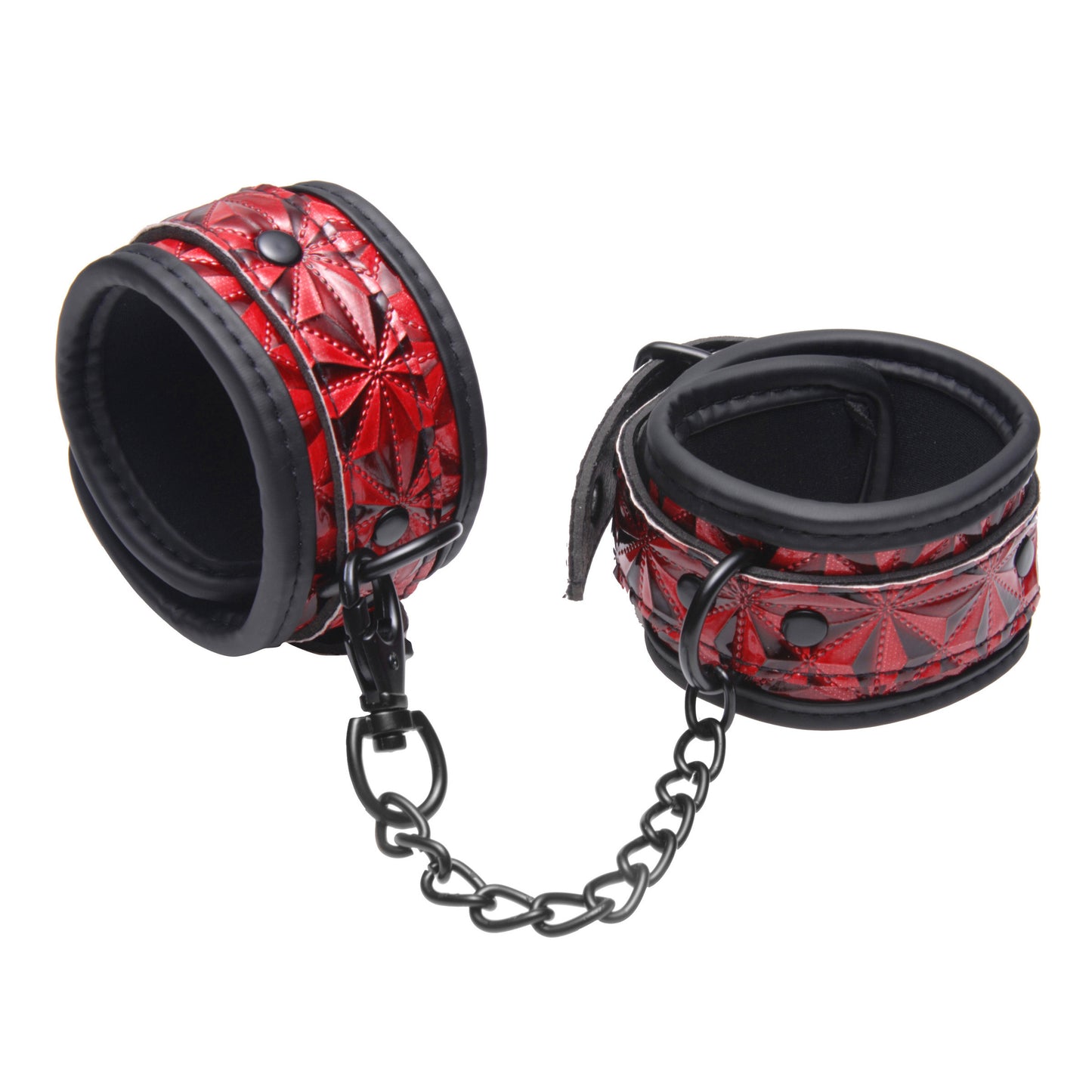 Crimson Tied Embossed Ankle Cuffs - UABDSM