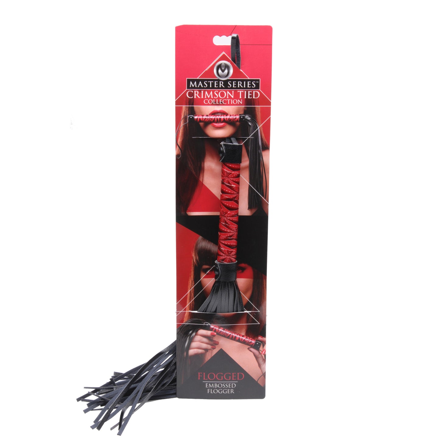 Crimson Tied Embossed Flogger - UABDSM