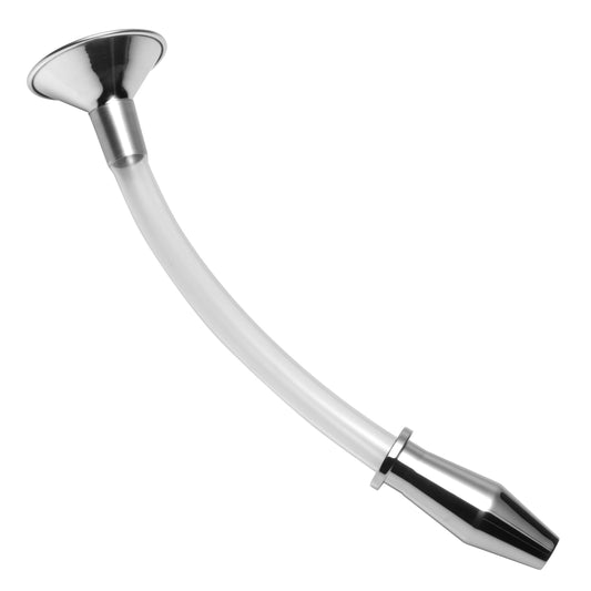 Stainless Steel Ass Funnel with Hollow Anal Plug - UABDSM
