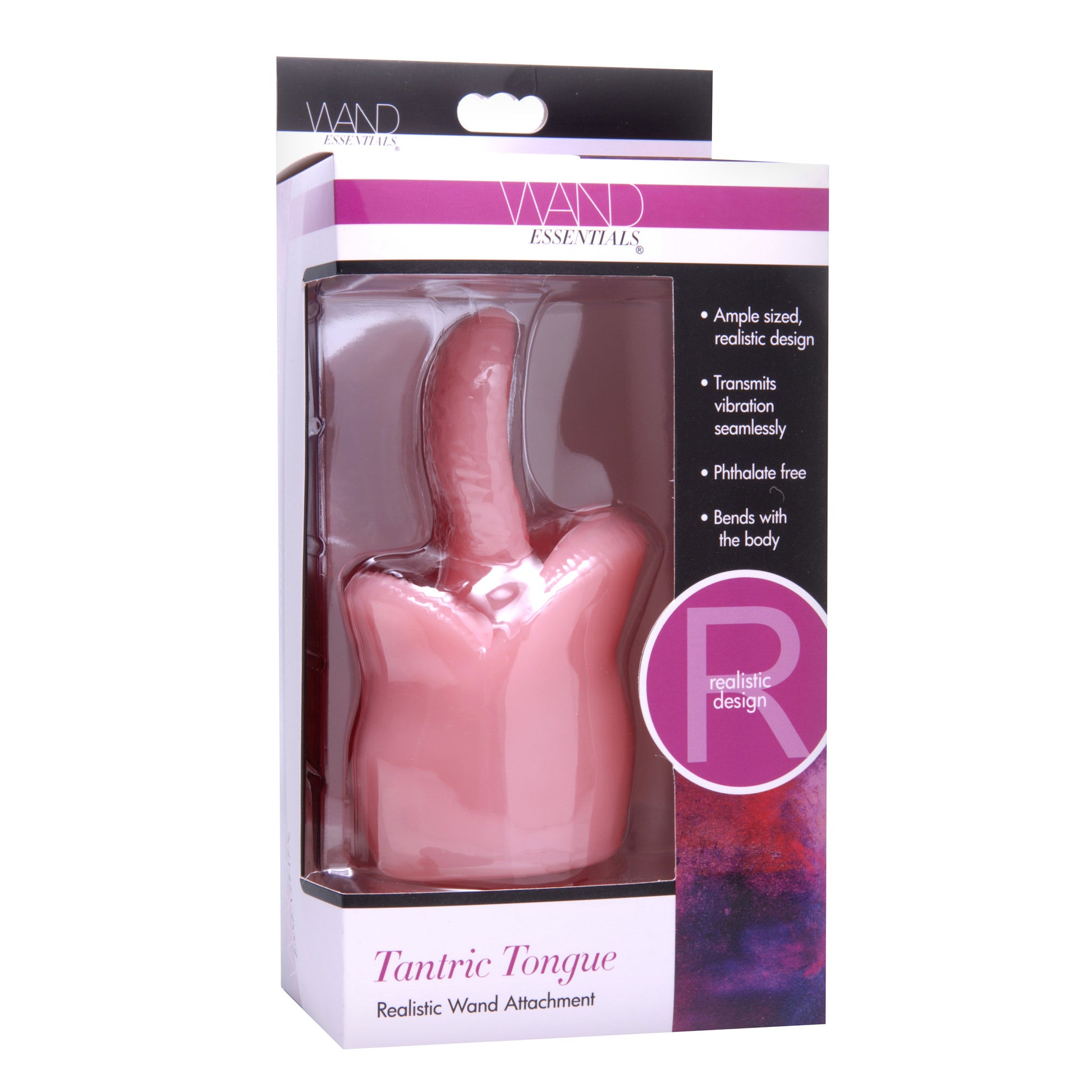 Tantric Tongue Realistic Oral Sex Wand Attachment - UABDSM