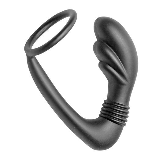 Cobra Silicone P-Spot Massager and Cock Ring - UABDSM