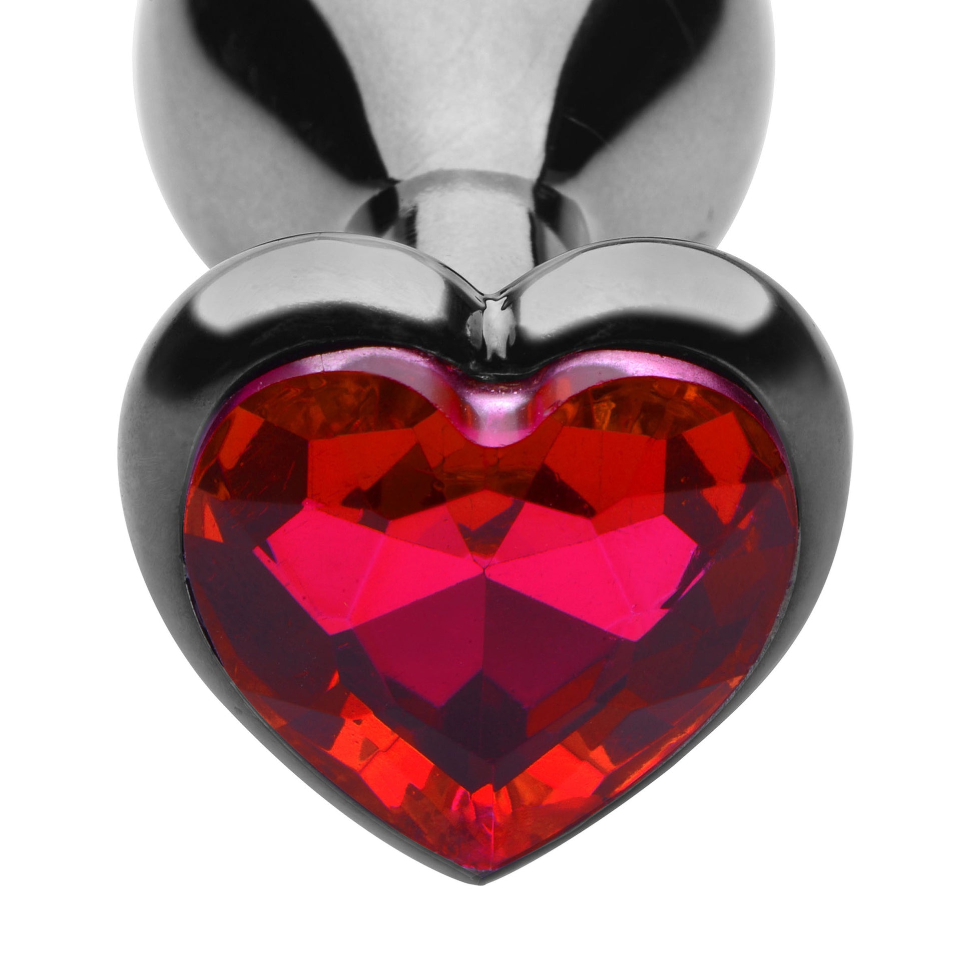 Crimson Tied Scarlet Heart Jewel Anal Plug - UABDSM