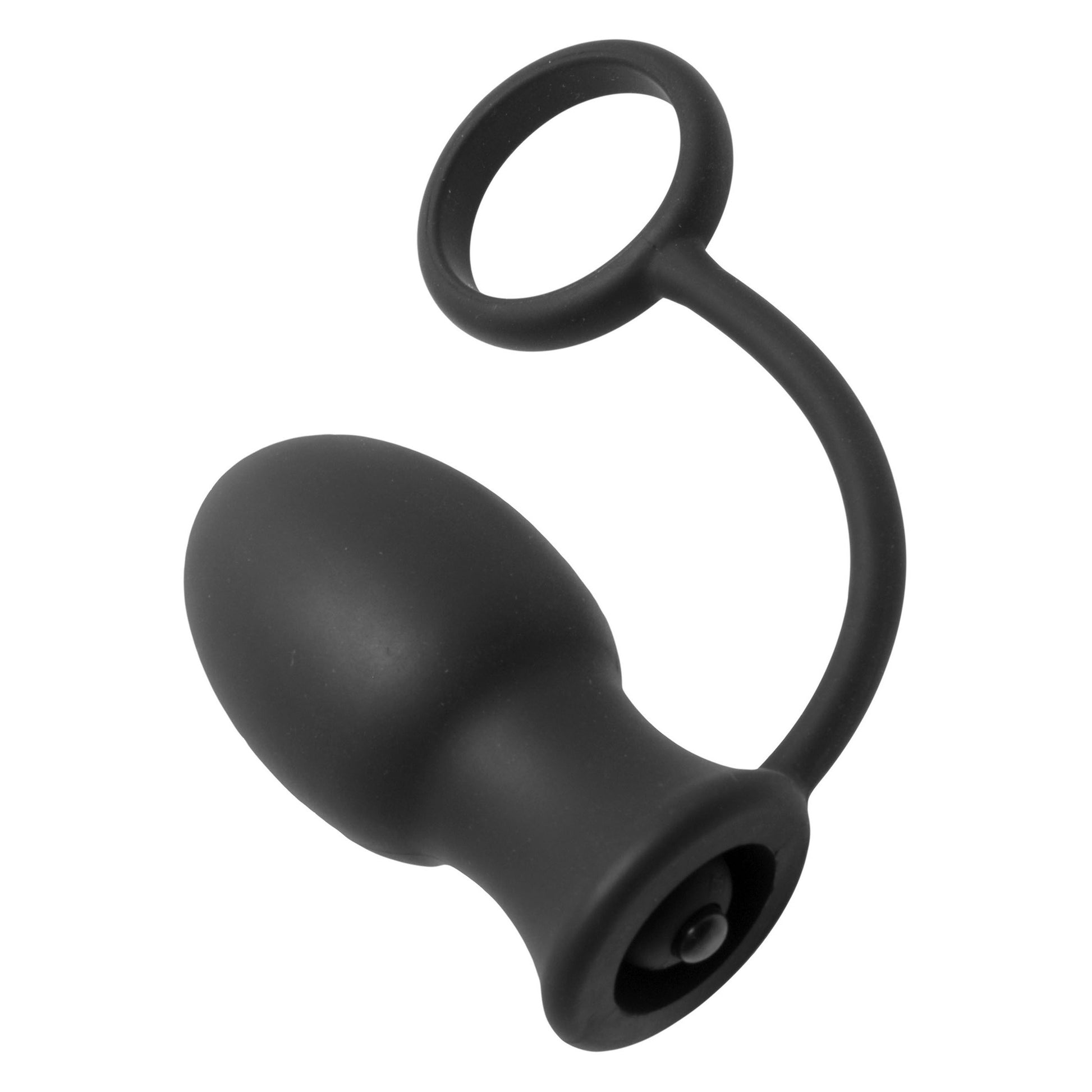 Bomber Vibrating Silicone Anal Plug with Cock Ring - UABDSM