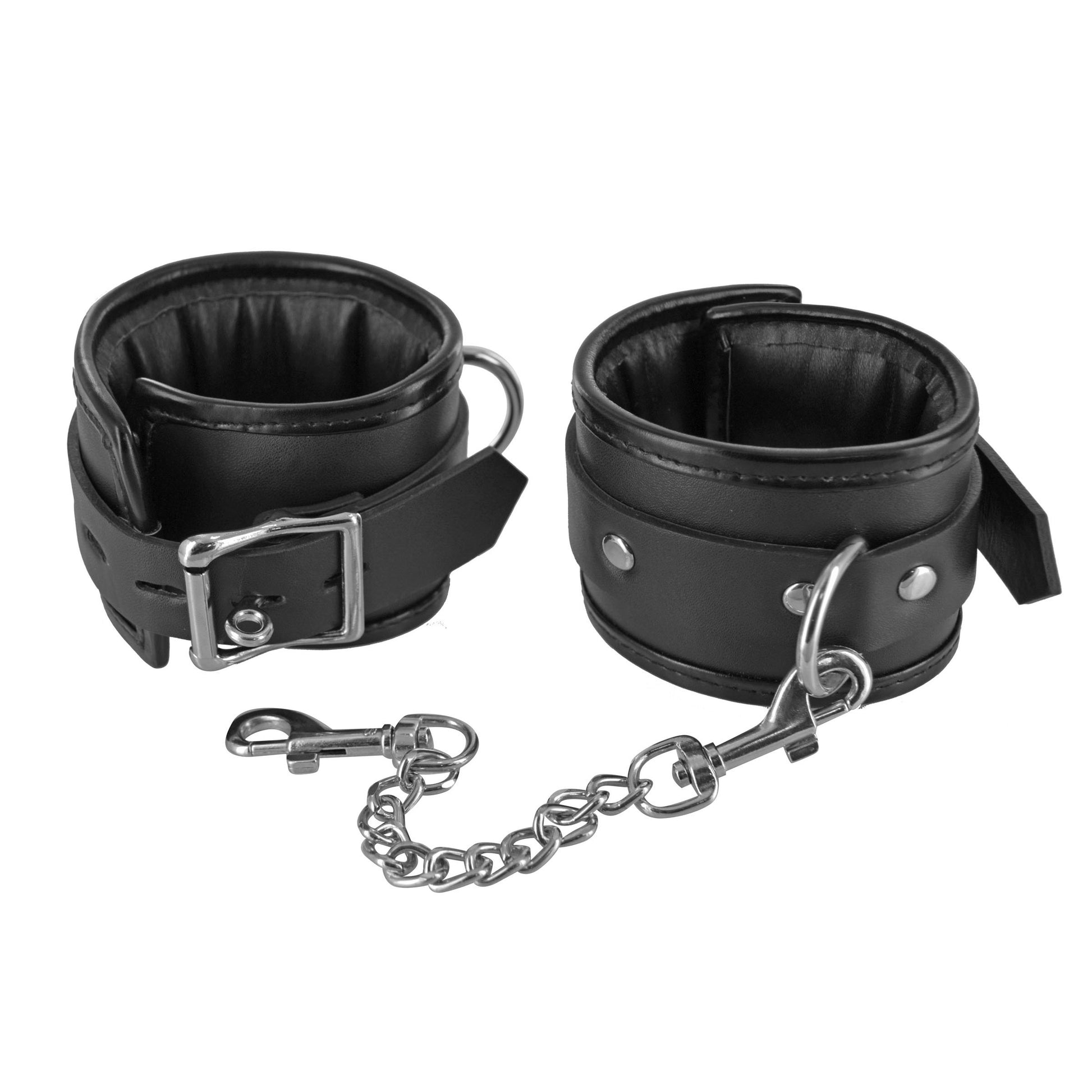 Locking Padded Wrist Cuffs with Chain - UABDSM