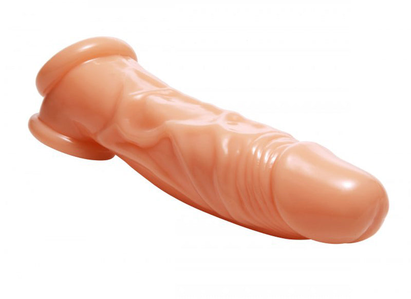 Realistic Flesh Penis Enhancer And Ball Stretcher - UABDSM
