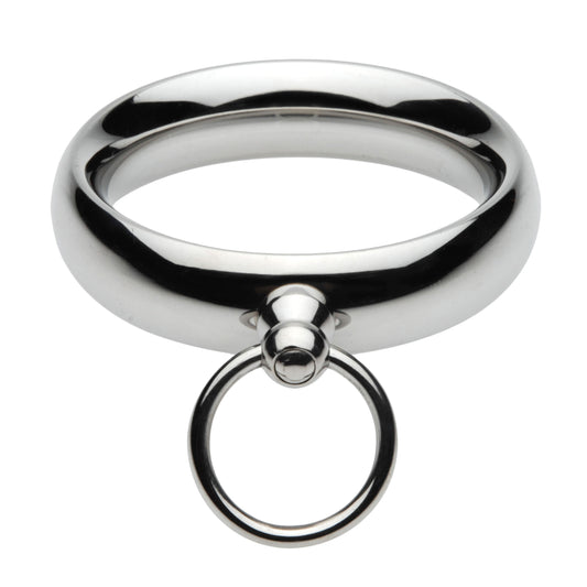 Lead Me Stainless Steel Cock Ring- 1.95 Inch - UABDSM