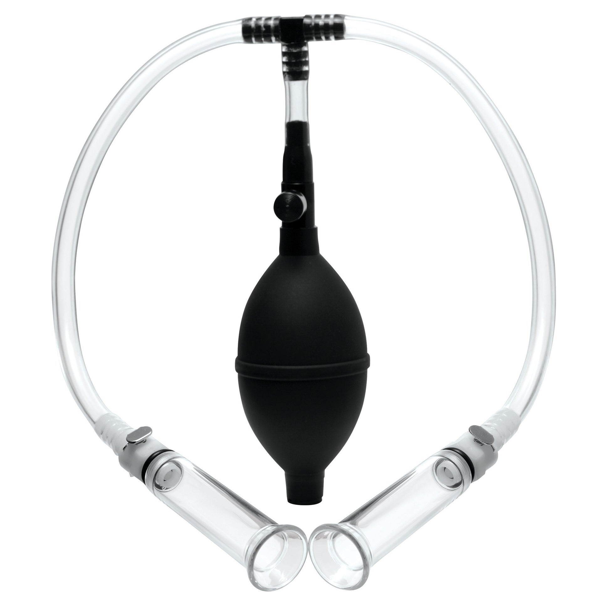 Nipple Pumping System with Dual Detachable Acrylic Cylinders - UABDSM