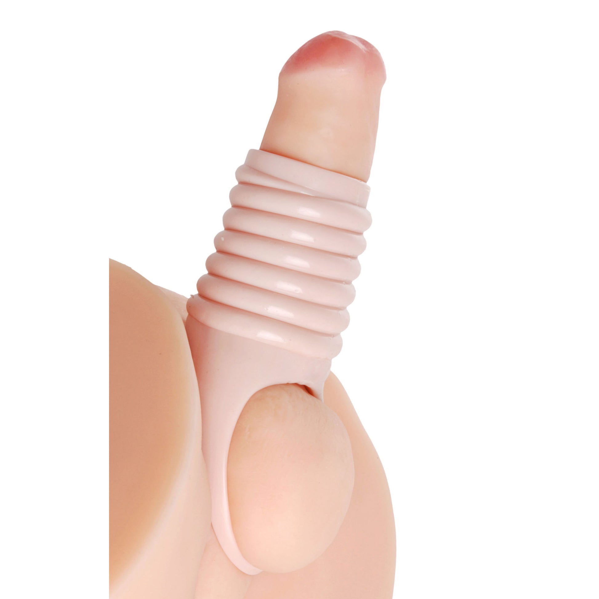 Really Ample Ribbed Penis Enhancer Sheath - UABDSM