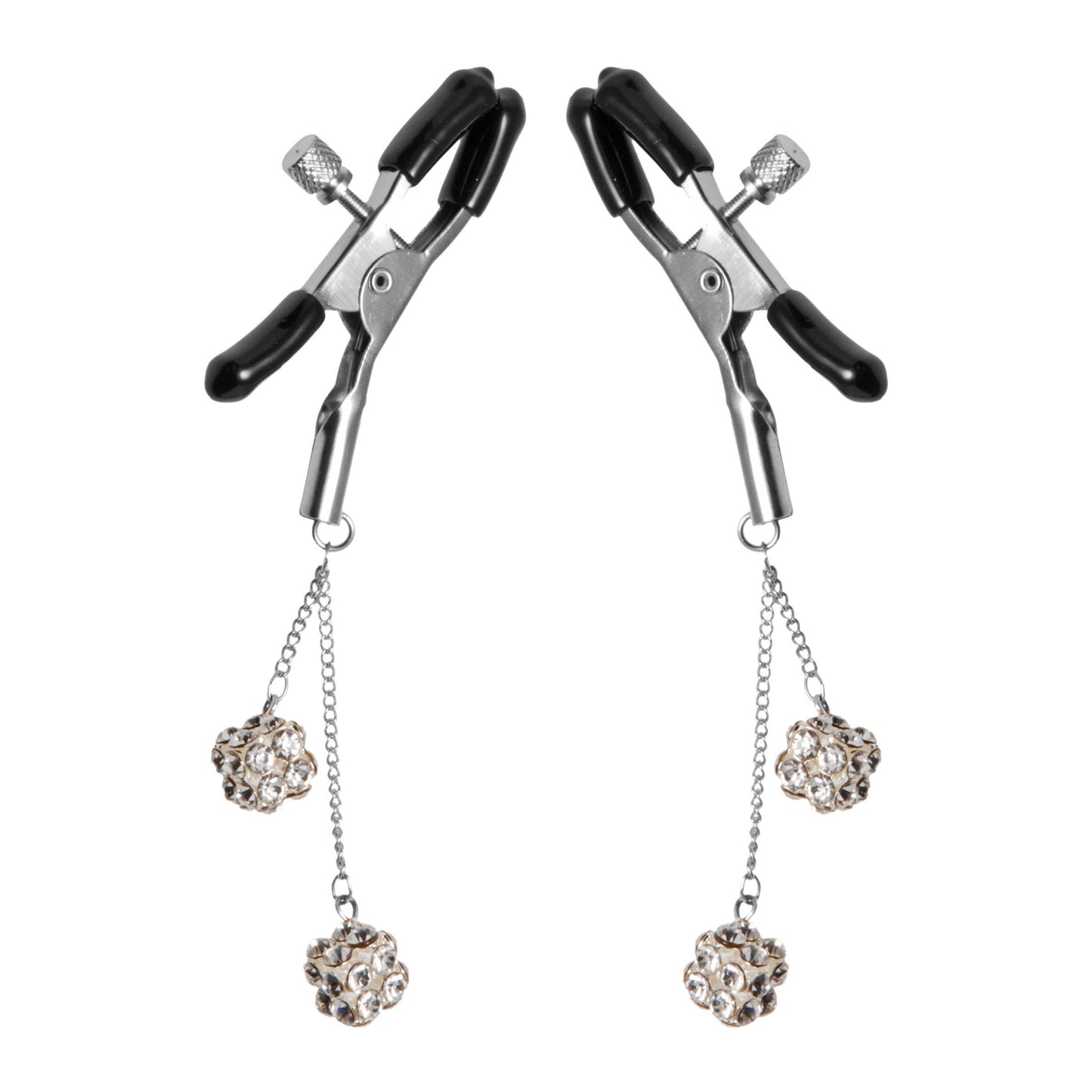 Ornament Adjustable Nipple Clamps with Jewel Accents - UABDSM