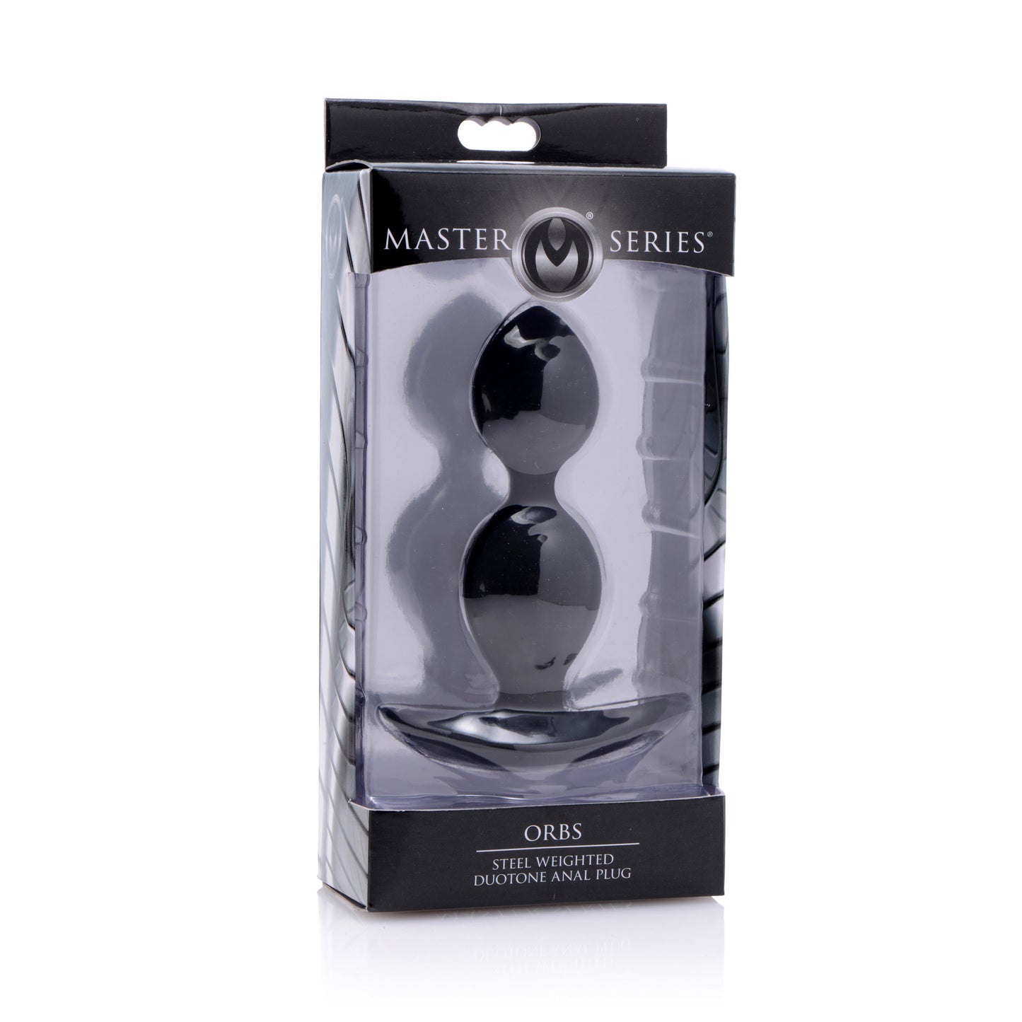 Orbs Steel Weighted Duotone Silicone Anal Plug - UABDSM