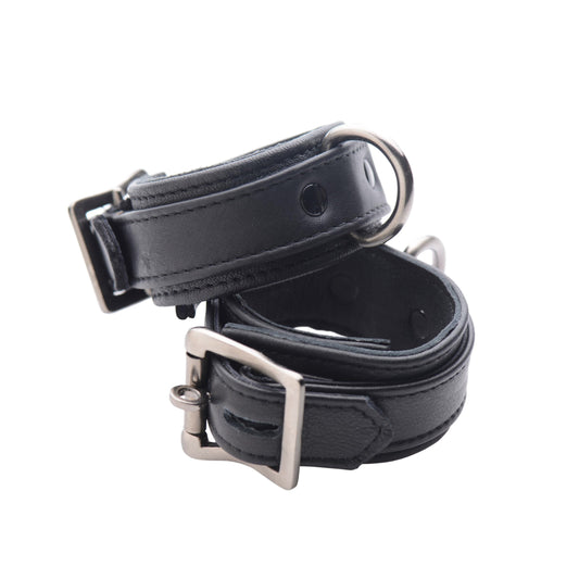 Strict Leather Luxury Locking Wrist Cuffs - UABDSM